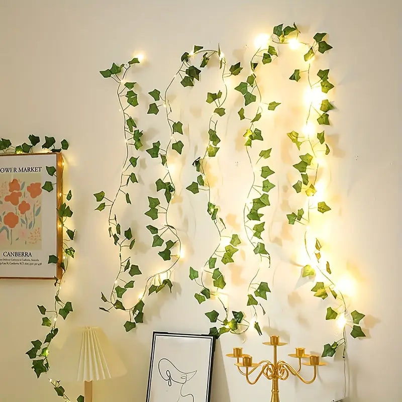 2 Meter Green Artificial Hanging Strips Light For Weddings & Parties