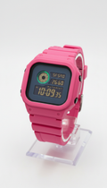 Electric Pink Resin Band Watch
