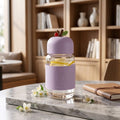 400ML Cute Apple Shaped Glass Bottle (Random Color)