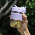 350ML Borosilicate Glass Cup For Coffee & Tea (Random Color)