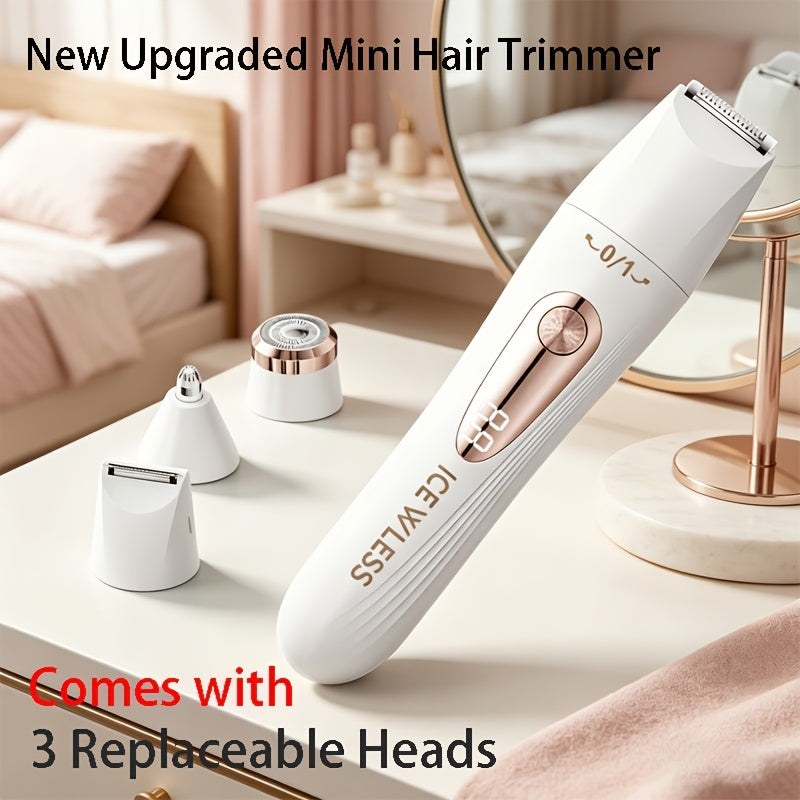 3 In 1 Facial Hair Remover & Eyebrow Trimmer (Rechargeable)