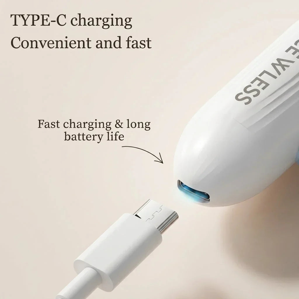 3 In 1 Facial Hair Remover & Eyebrow Trimmer (Rechargeable)