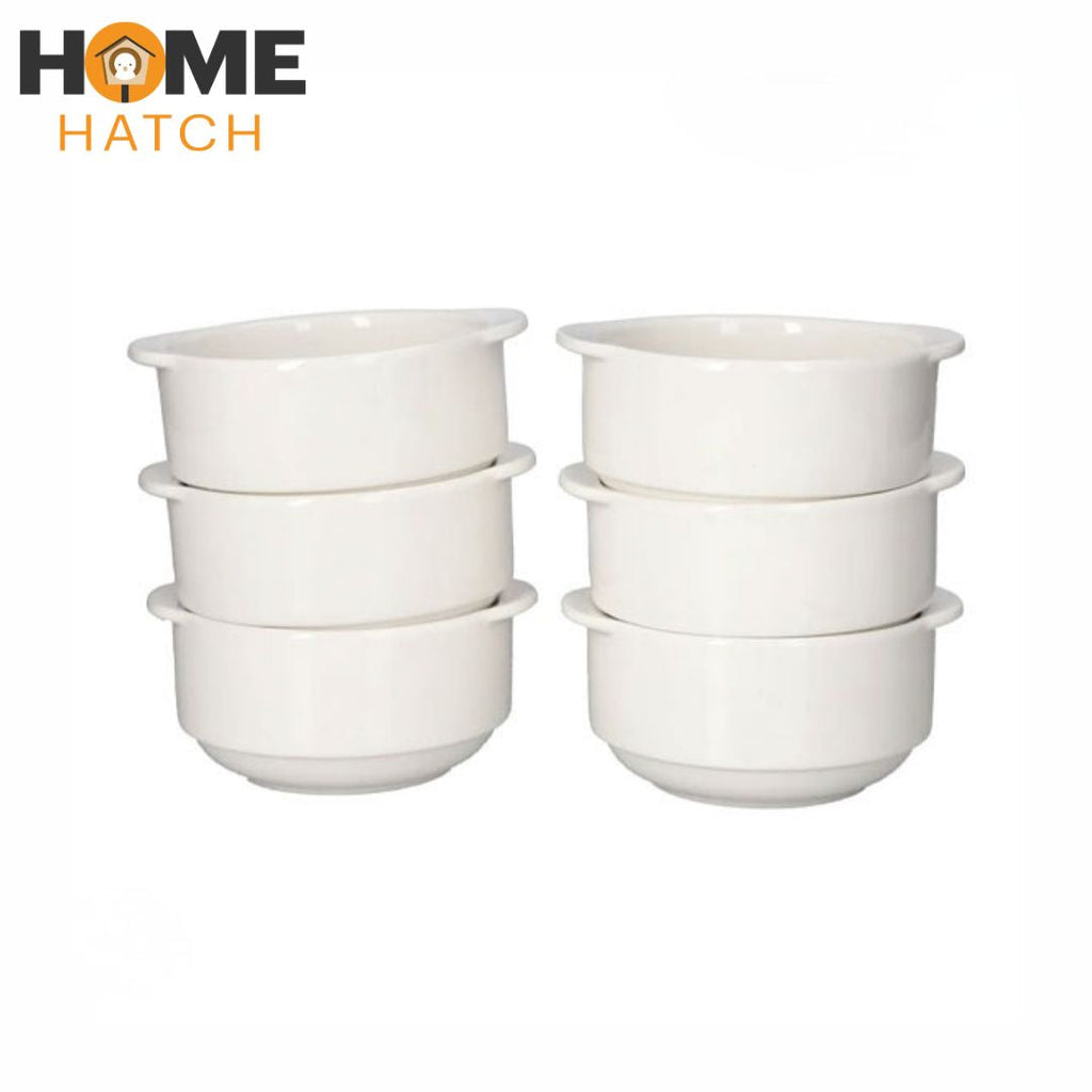 Danny Home 5″ Ceramic Soup Bowl Set of 6