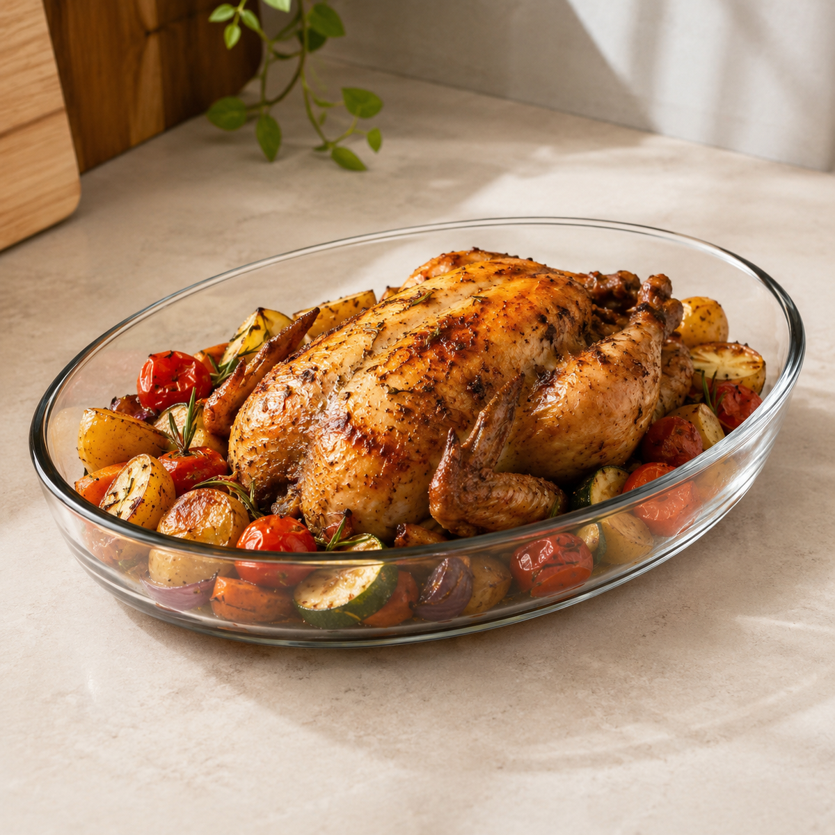 DELISOGA glass baking dish oval glass baking dish glass roasting dish clear glass baking dish oven to table glass dish glass casserole dish oval roasting dish glass bakeware glass serving dish glass baking dish Pakistan DELISOGA clear oval glass baking and serving dish for roasting chicken, baking casseroles, pasta, vegetables and oven-to-table serving.