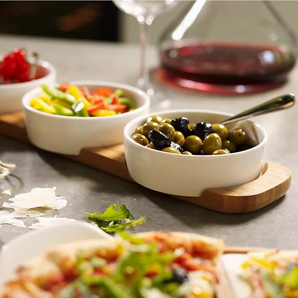 DANNY HOME Pizza Passion Topping Platter Set – 4 PC