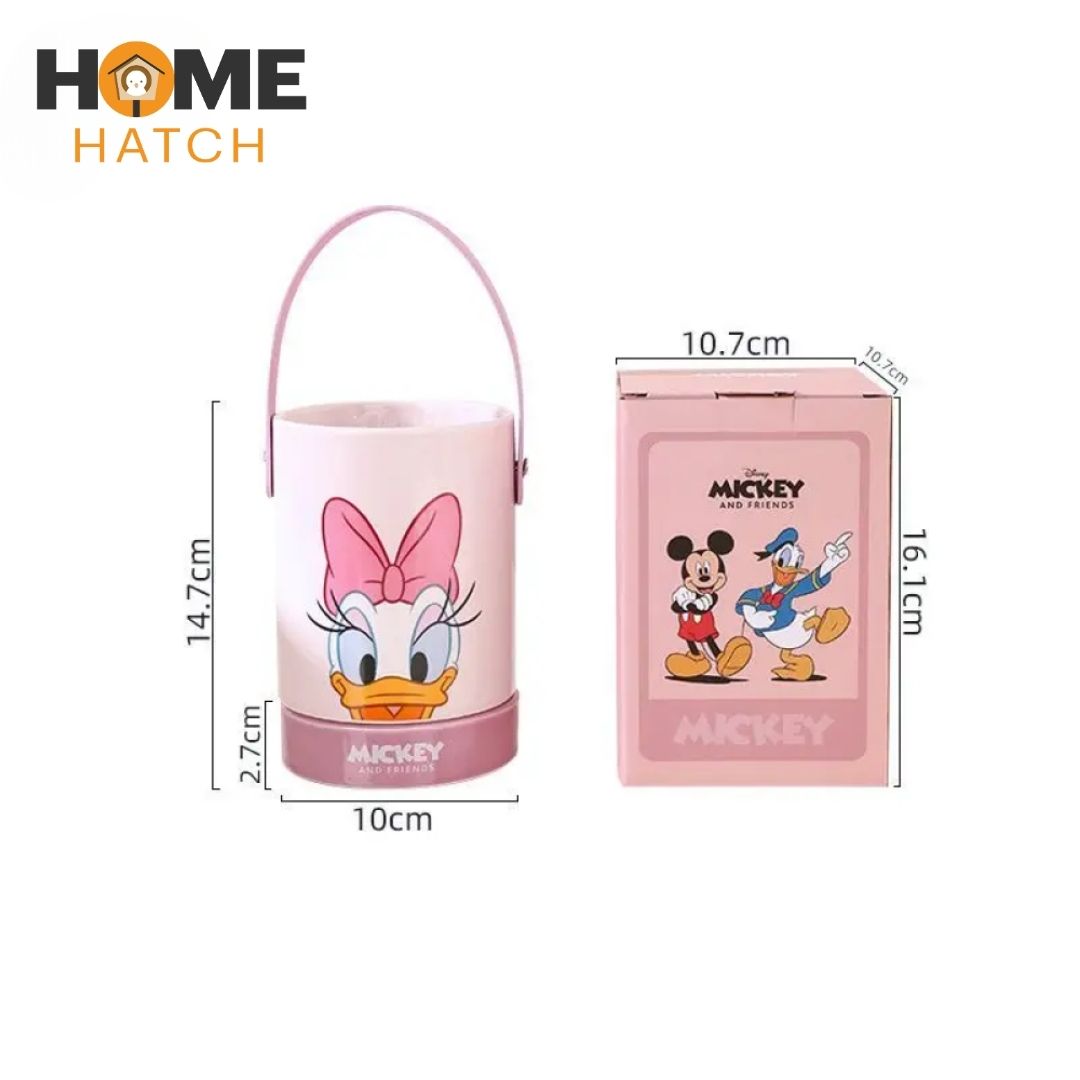Disney Mickey Minnie Donald Duck Daisy Cute Ceramic Chopstick Barrel Drain Bucket