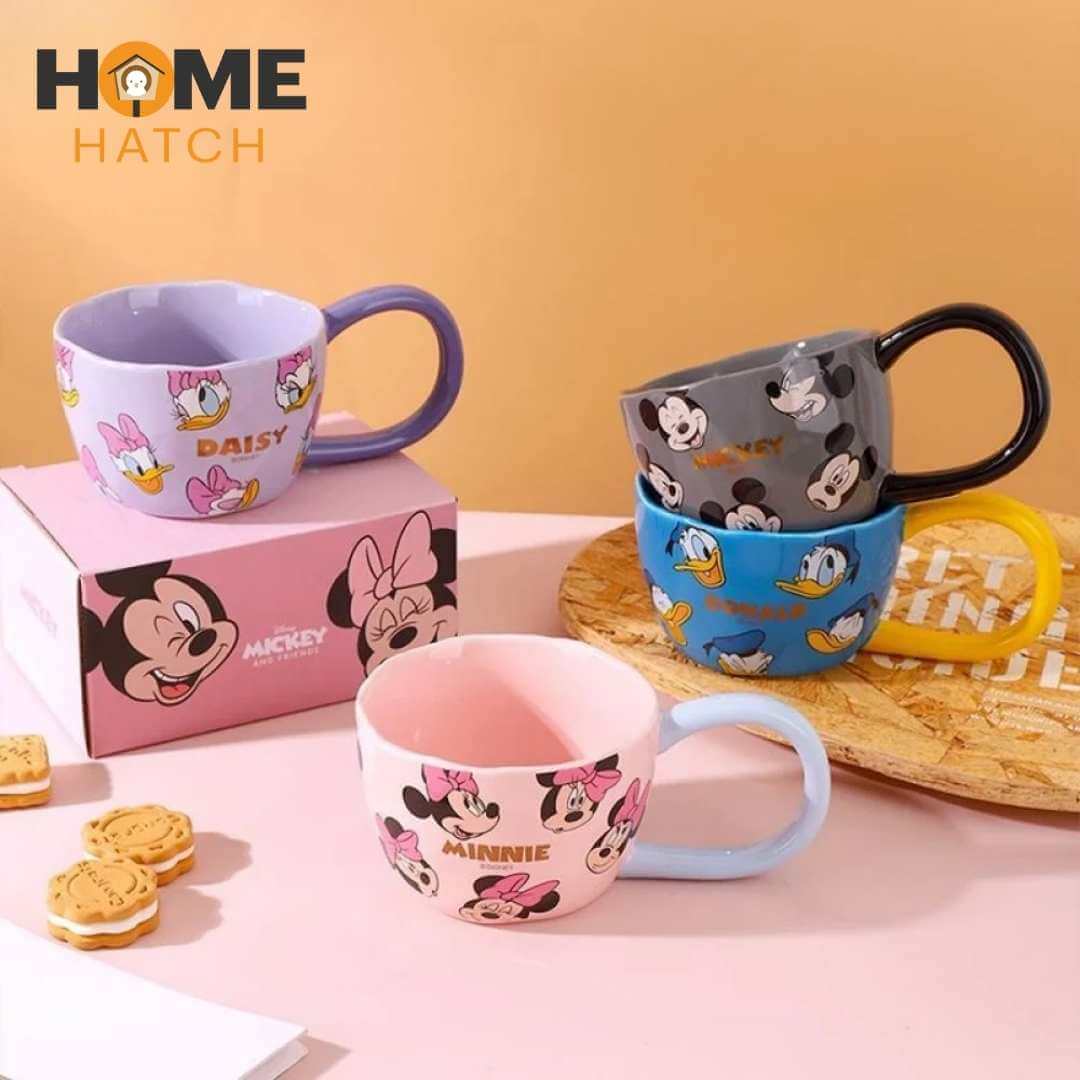 Disney Mickey & Friends 300ml Ceramic Mugs