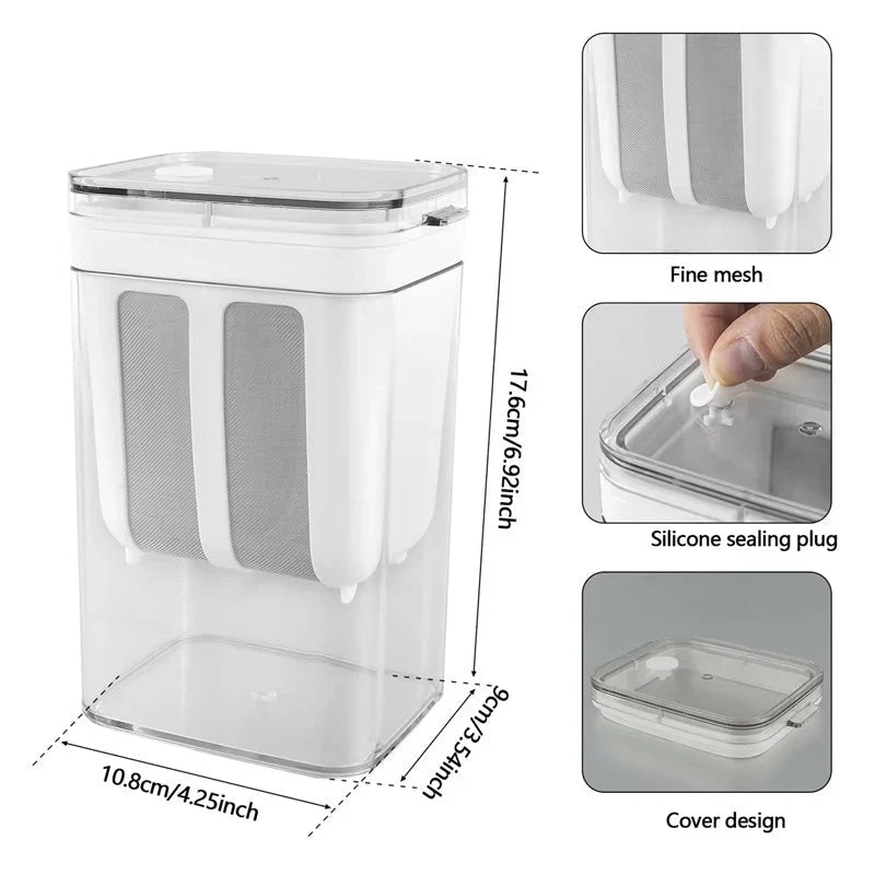 Greek Yogurt Maker & Fine Mesh Strainer – Yogurt Filter & Whey Separator