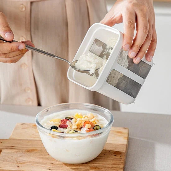 Greek Yogurt Maker & Fine Mesh Strainer – Yogurt Filter & Whey Separator