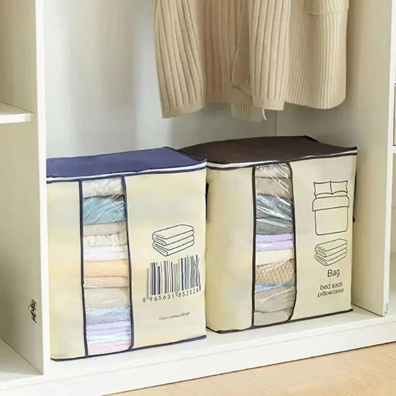 Barcode Storage Bag – Quilt, Blanket & Clothes Organizer