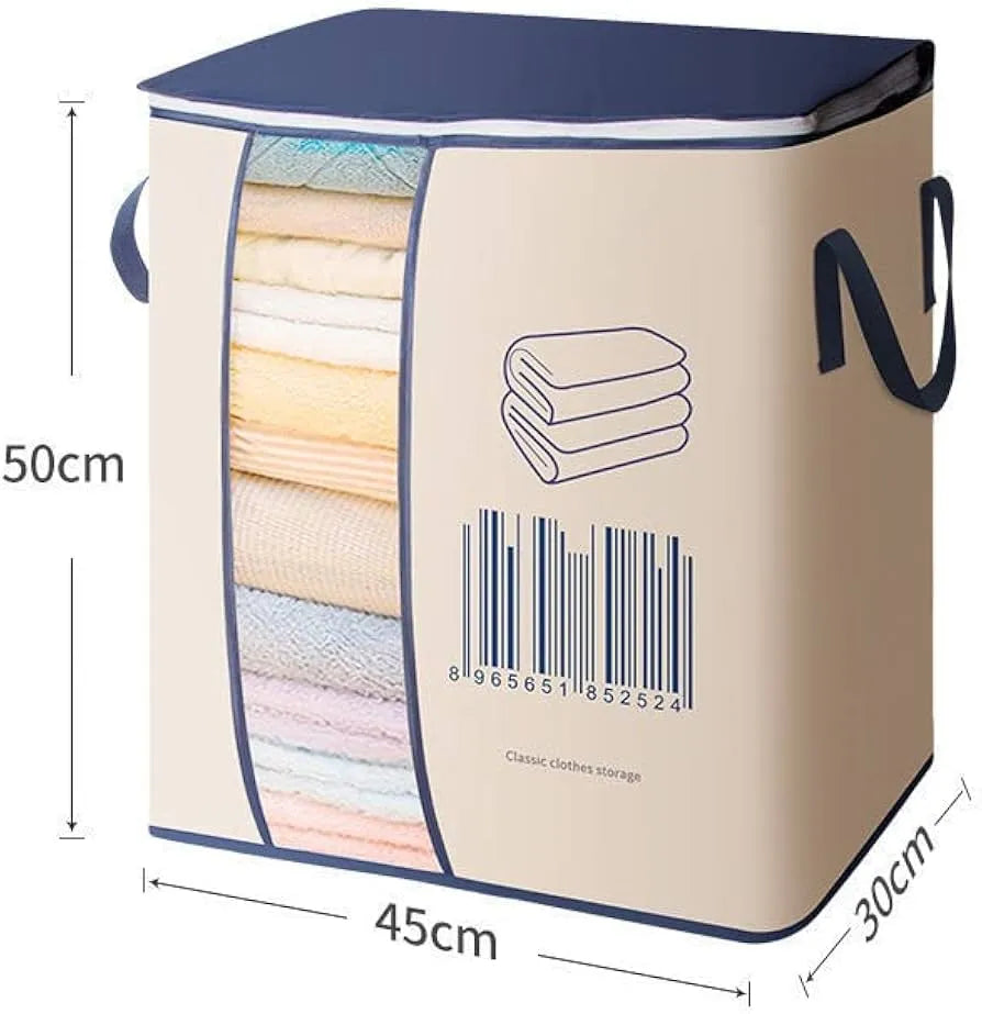 Barcode Storage Bag – Quilt, Blanket & Clothes Organizer