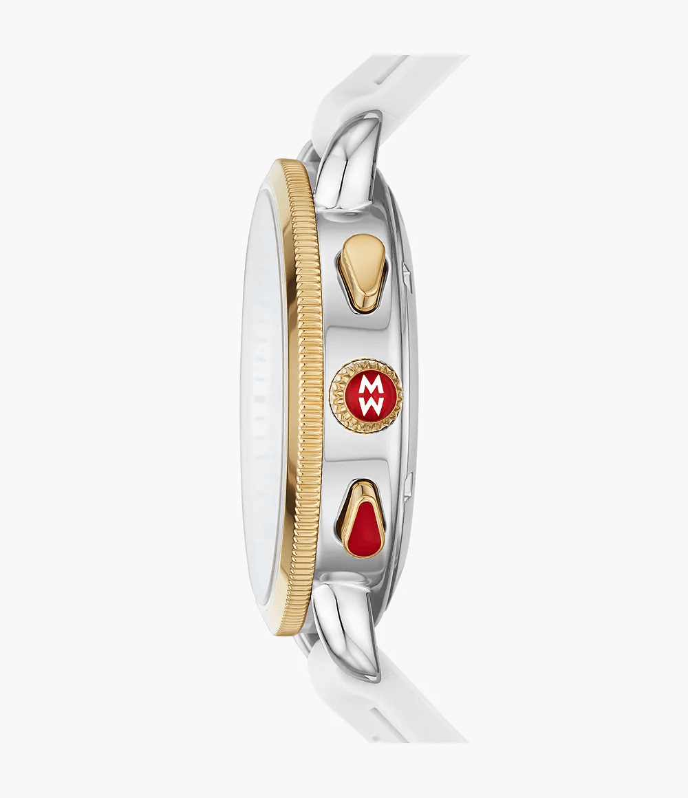 Michele Sporty Sport Sail White Silicone Watch MWW01P000017