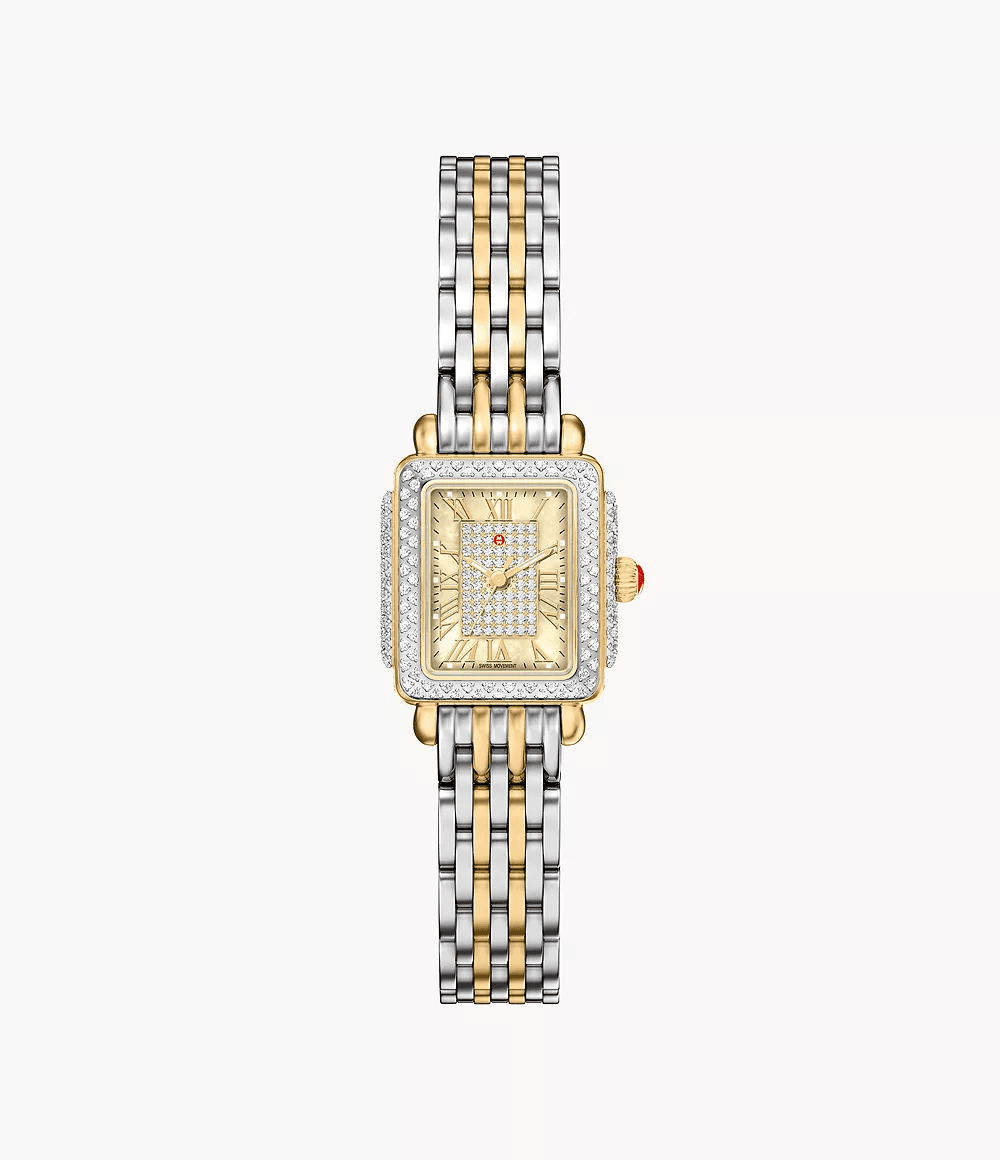 Michele Deco Madison Mini 18K Two-Tone Gold-Plated Watch MWW06D000178
