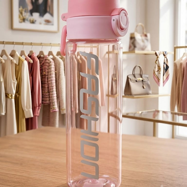 Leakproof Sports Water Bottle – Easy Carry Drinking Bottle (Random Color)