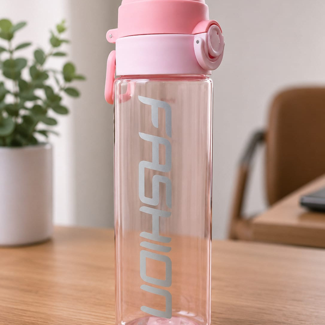 Leakproof Sports Water Bottle – Easy Carry Drinking Bottle (Random Color)