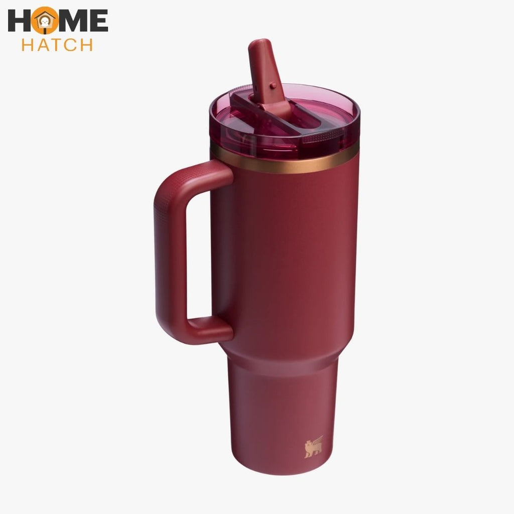 The Quencher ProTour Flip Straw Tumbler  40 OZ - Gilded Pomegranate
