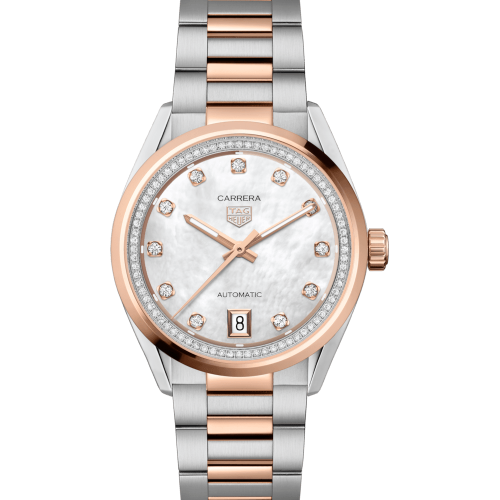 Tag Heuer Carrera Date Automatic Steel And Gold Watch WBN2351.BD0000