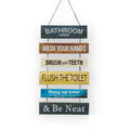 Bathroom Rules Wall Hanging | Wall Décor | Home Décor