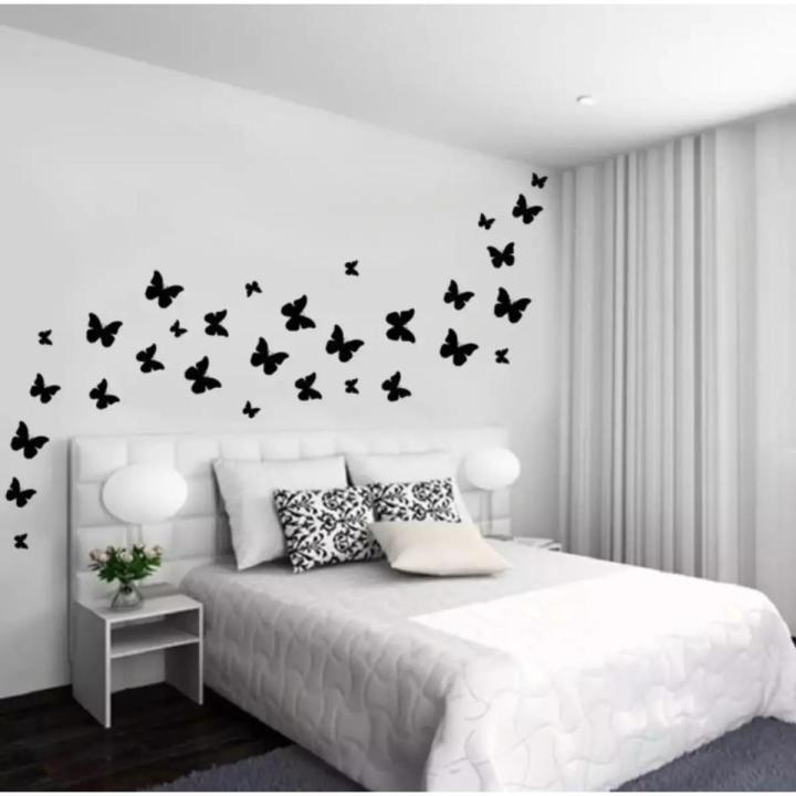 30 Pcs Nature's Butterflies Wooden Wall Art Collection