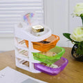 Compact 3-Drawer Desk Box Organizer