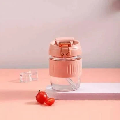 350ML Borosilicate Glass Cup For Coffee & Tea (Random Color)