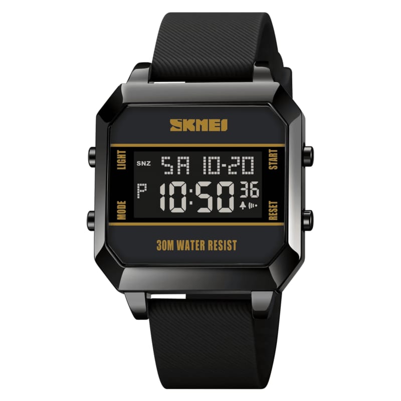 SKMEI ORIGINAL
DIGITAL WATCH
WATER PROOF
MODEL# 1848
RUBBER STRAP
LIGHT OPTION